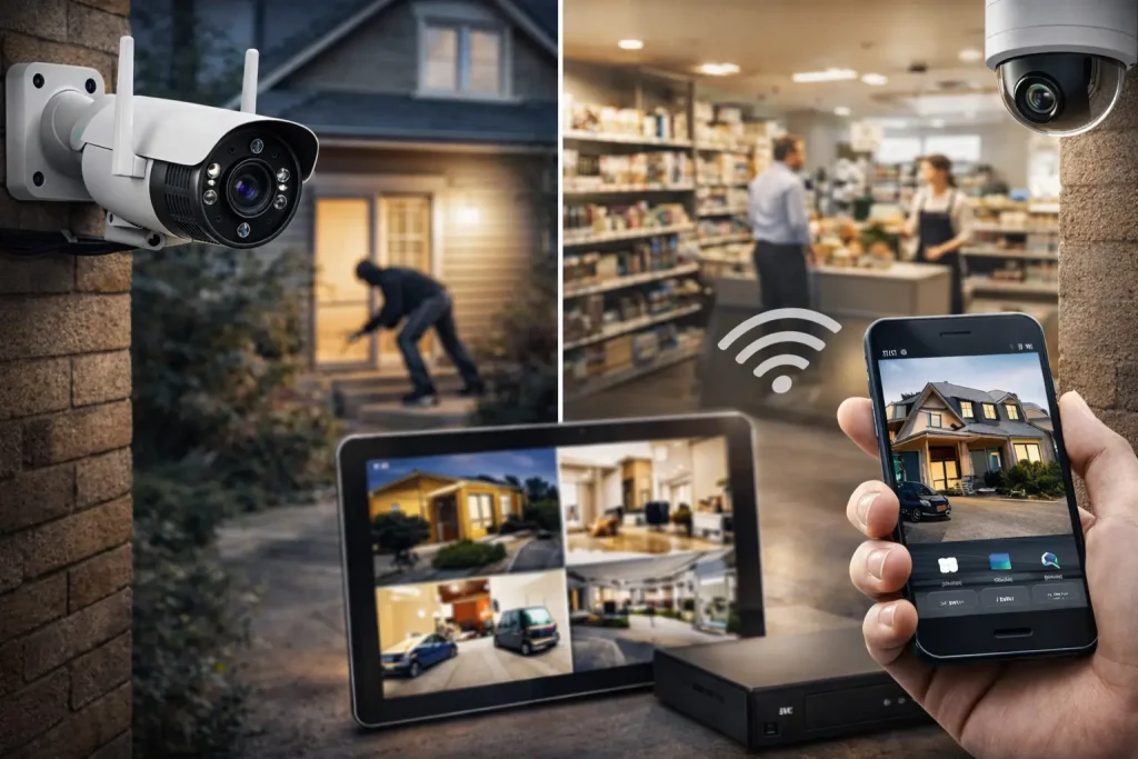 camaras de seguridad en hogares y comercios